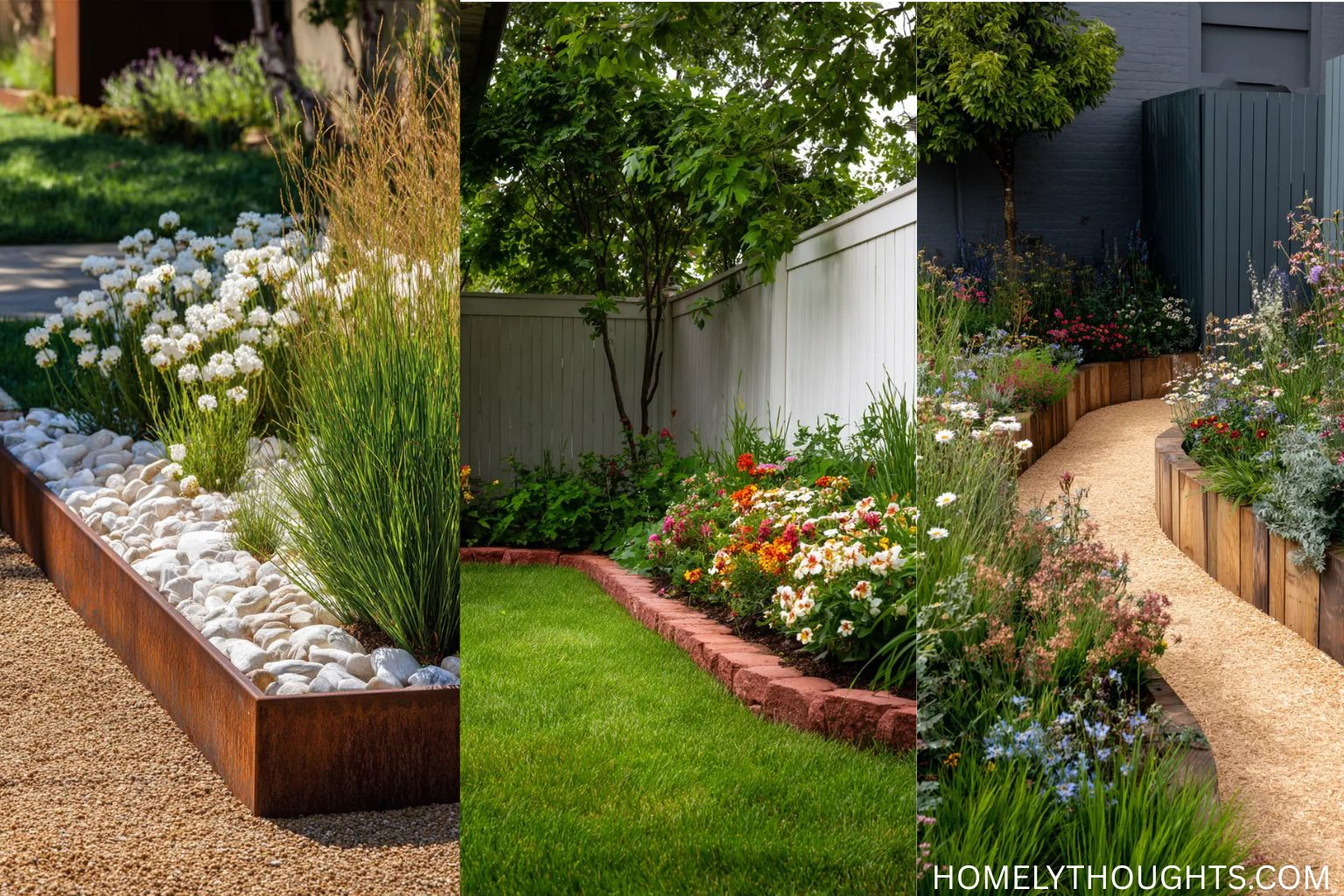 Best Flower Bed Edging Materials For Stylish Garden Landscapes in Garden Border Edging Materials Comparison