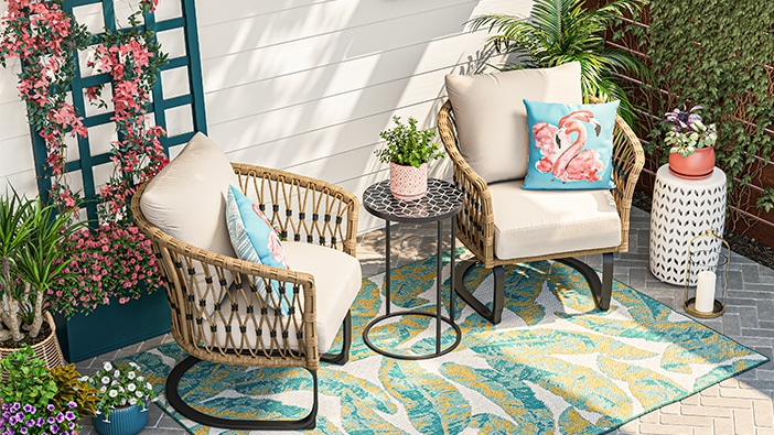 Easy Ways To Update Your Small Outdoor Space | Lowe's for Lowes Landscape Design Ideas Affordable