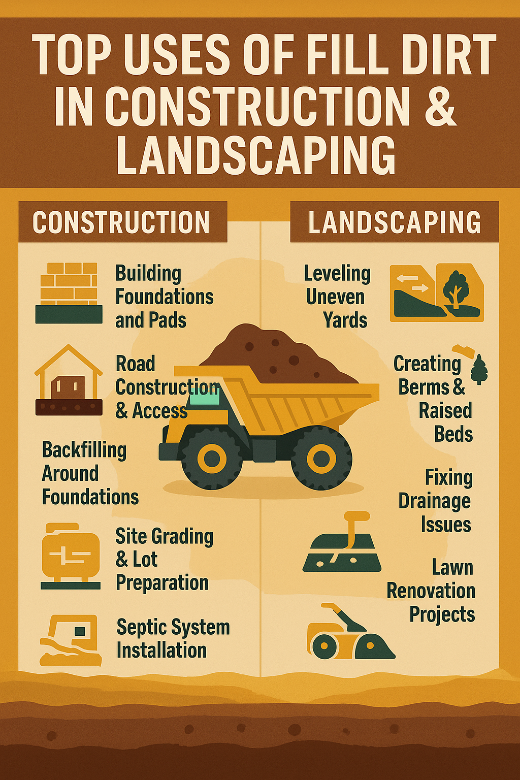 Fill Dirt Uses In Construction & Landscaping within How Much Does Fill Dirt Cost