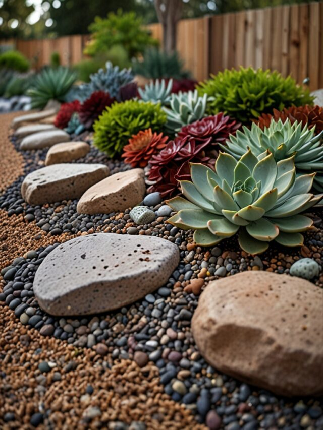 Front Yard Landscaping Ideas With Rocks And Plants with regard to Xeriscape Landscaping Ideas For Dry Climates