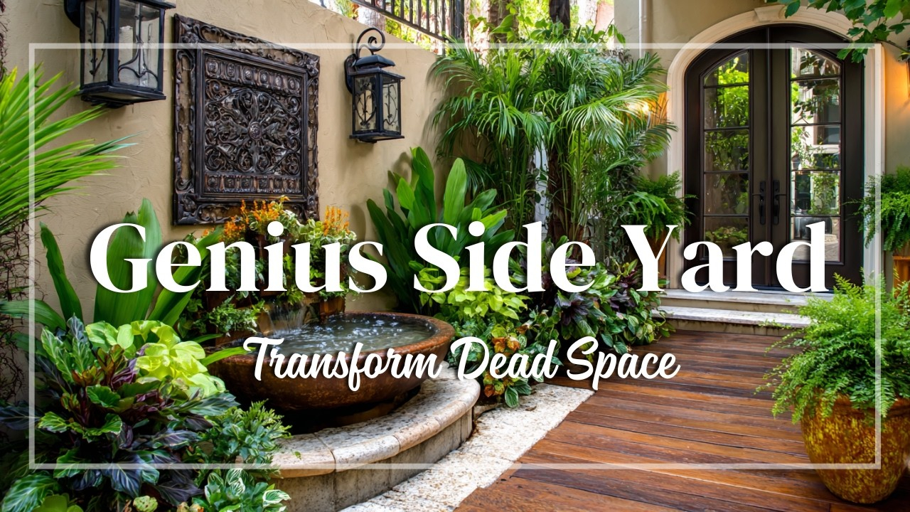 Genius Narrow Side Yard Ideas | Turn Dead Space Into A Beautiful Mini ... with regard to How to turn a narrow side yard into a stunning outdoor retreat in 2026