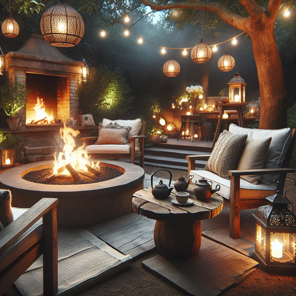 How Can I Create A Cozy Ambiance Around My Outdoor Fire Pit? - Fire Pit ... pertaining to Creating Ambiance with Strategic Lighting and Textures Around Your Evening Fire Spot