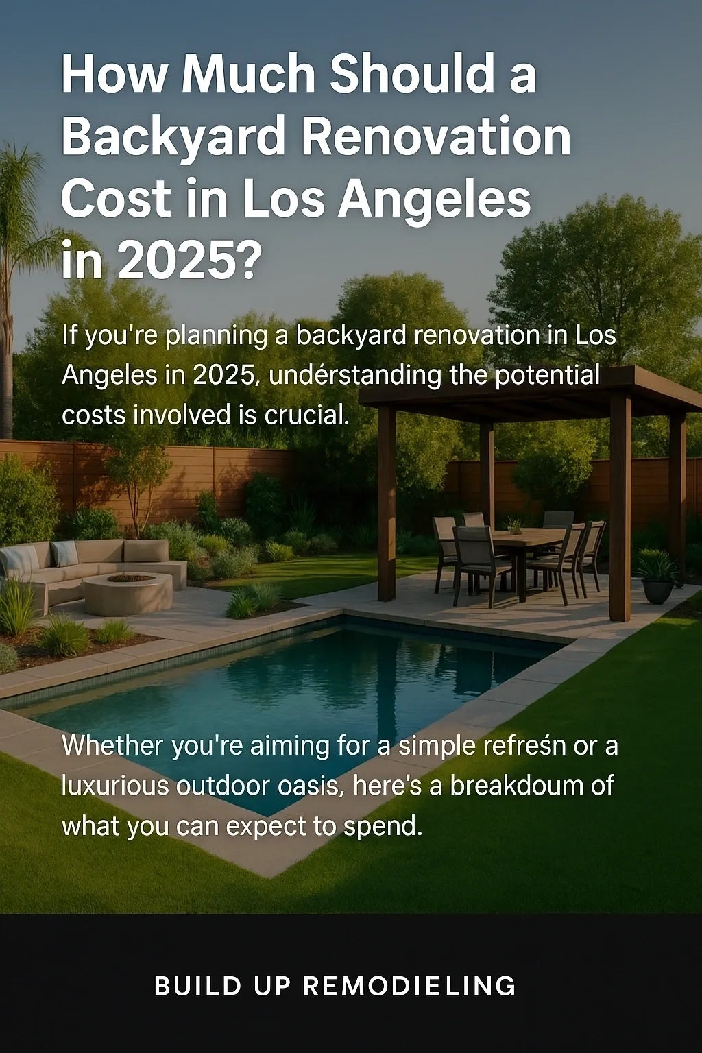 How Much Does A Backyard Renovation Cost - Build Up Remodeling Inc throughout How To Vet A Landscaping Company Price