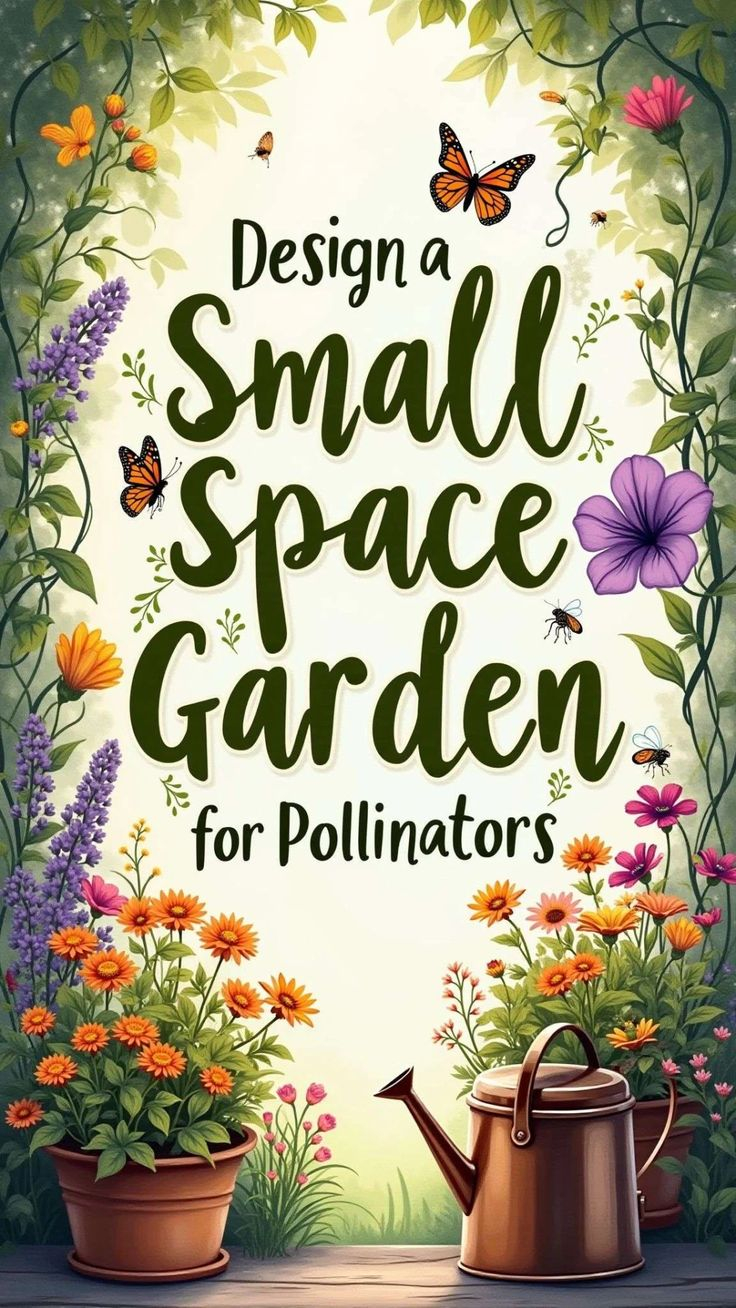 How To Design A Small Space Garden For Pollinators In 2025 | Pollinator ... with Small space pollinator gardening tactics that actually work for urban yards