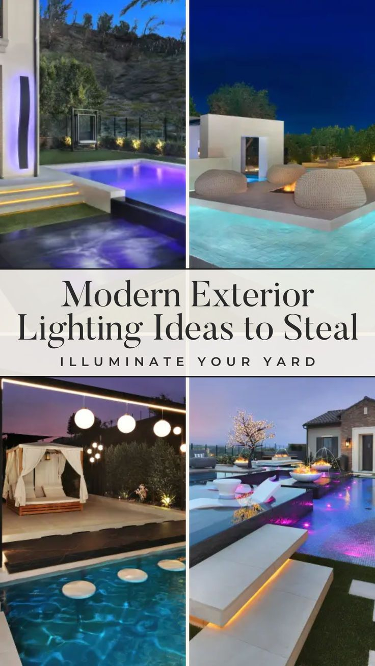 Modern Exterior Lighting Ideas To Illuminate Your Yard In 2025 | Modern ... for Understanding the True Installation and Long Term Costs of Modern Yard Lighting