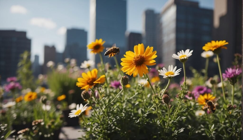 Pollinator-Friendly Rooftop Gardens: Creating Sustainable Urban ... inside Pollinator Garden Design Ideas Small Yard