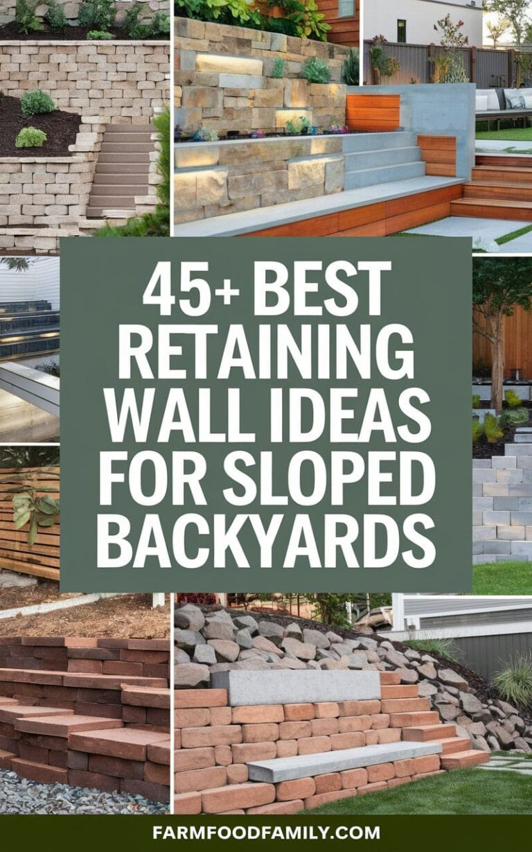 Retaining Wall Ideas For Sloped Backyard On A Budget within How To Build A Cheap Retaining Wall