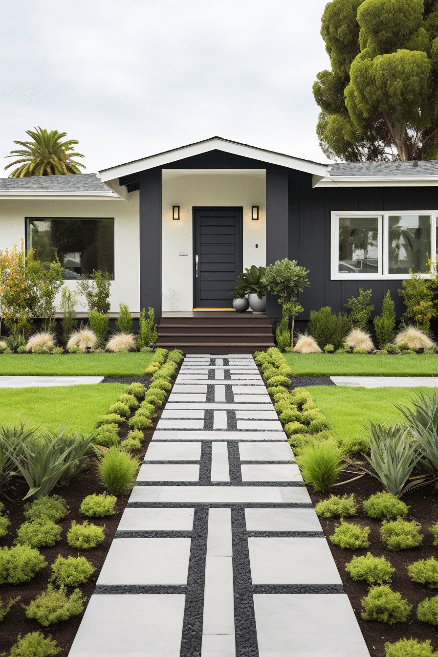 Simple Modern Landscaping Ideas For Front Yard regarding Beautiful Front Yard Designs That Skip the Grass and Reduce Upkeep in 2026