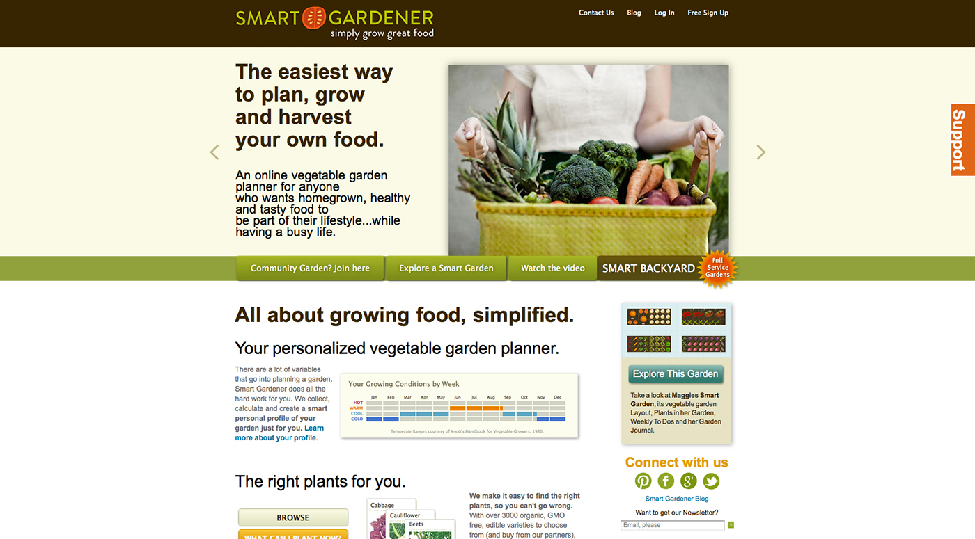 Smart Gardener On Behance with regard to How To Get Free Plants For Landscaping