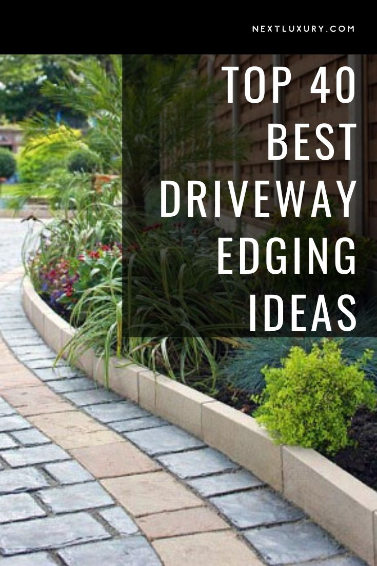 Stunning Driveway Edging Ideas To Enhance Your Home&amp;#039;s Curb Appeal regarding Lawn Edging Ideas Along Driveway