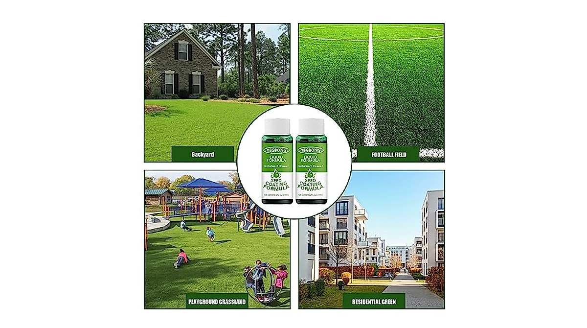 Vlopsz 8 Pcs Green Grass Lawn Spray - Revive Your Lawn inside Unexpected factors that influence the total price of spray-on grass