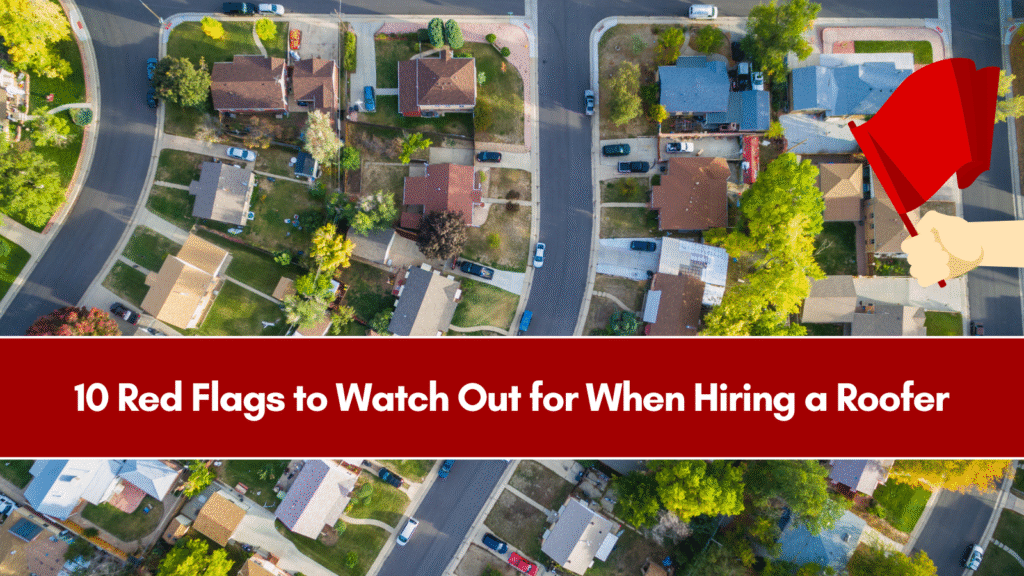 10 Red Flags To Watch Out For When Hiring A Roofer - Andrews Roofing pertaining to Red Flags to Watch For Before Hiring Anyone to Work on Your Lawn This Year