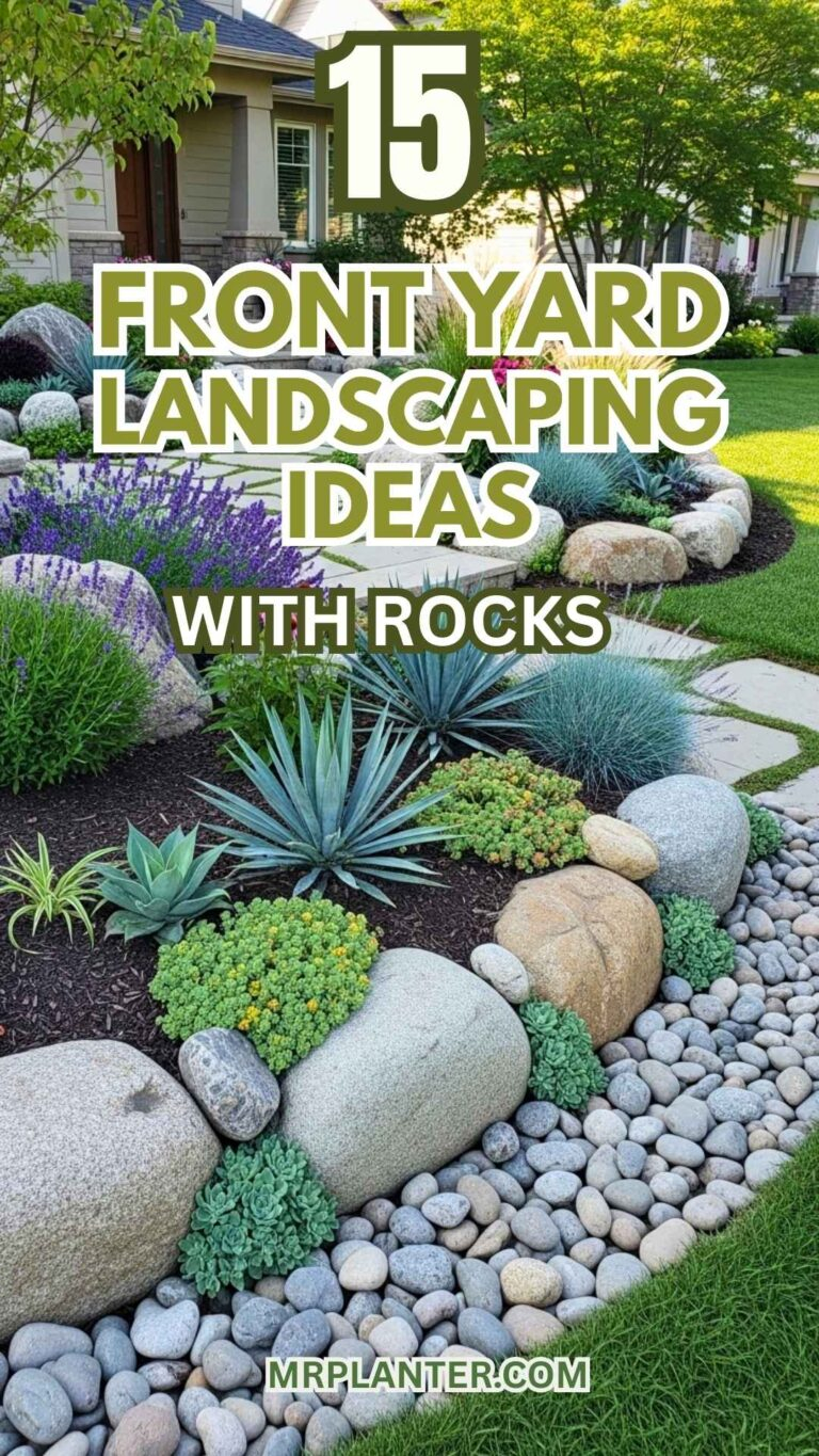 15 Front Yard Landscaping Ideas With Rocks in Decorative Rock Landscaping Ideas Front Yard