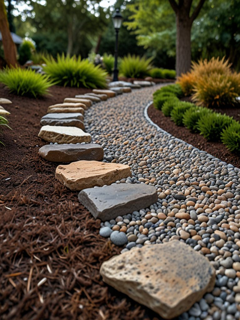 15+ Landscaping Ideas Front Yard Rocks: How To Create A Beautiful Rock ... inside Modern front yard rock landscaping ideas that change everything