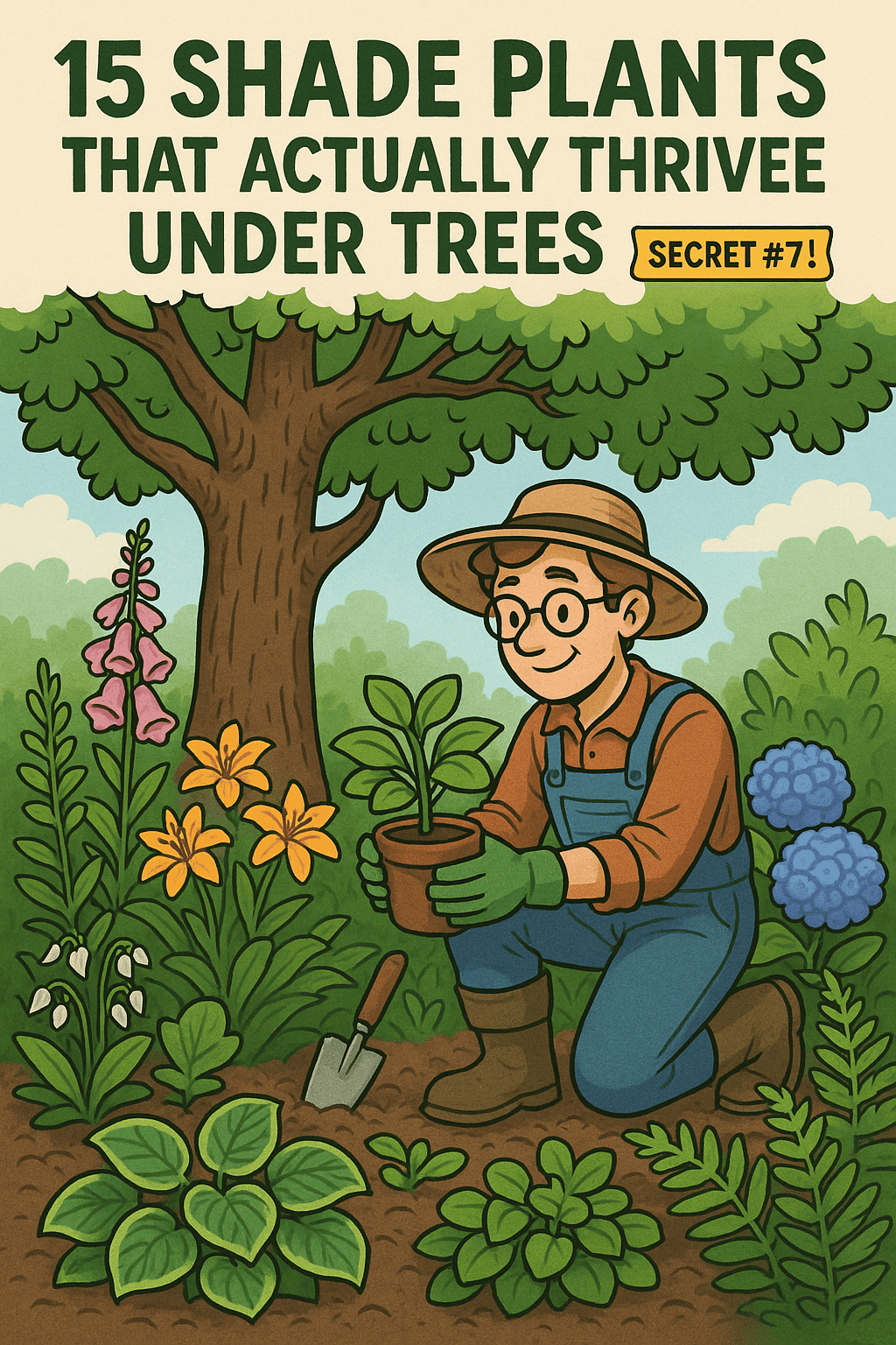 15 Shade Plants That Actually Thrive Under Trees (Secret #7!) throughout How to choose tough plants that actually survive the dense shade of established trees