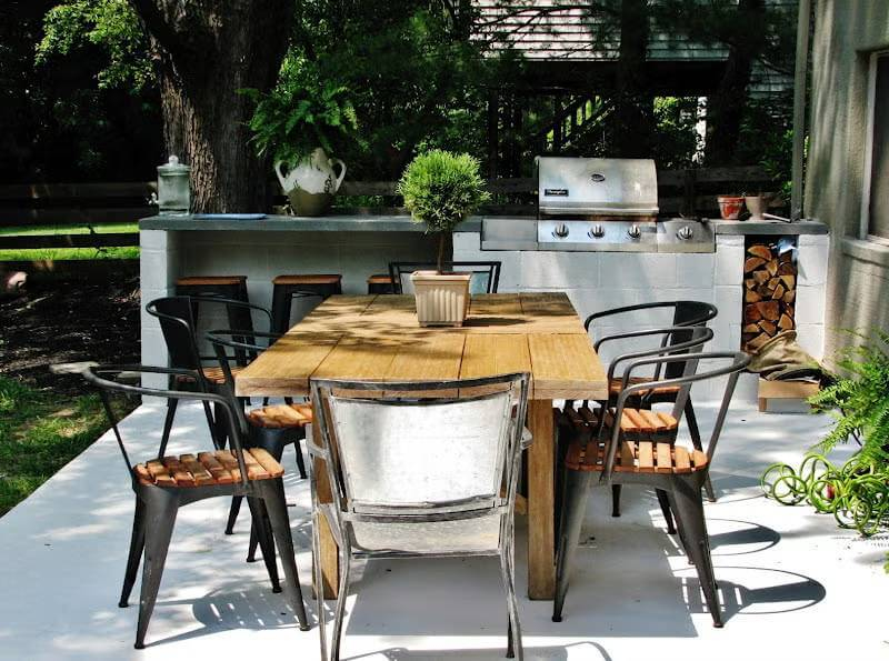 15 Small Outdoor Kitchen Ideas To Maximize Your Space for Real Ways to Make Your Small Outdoor Area Feel Twice as Big