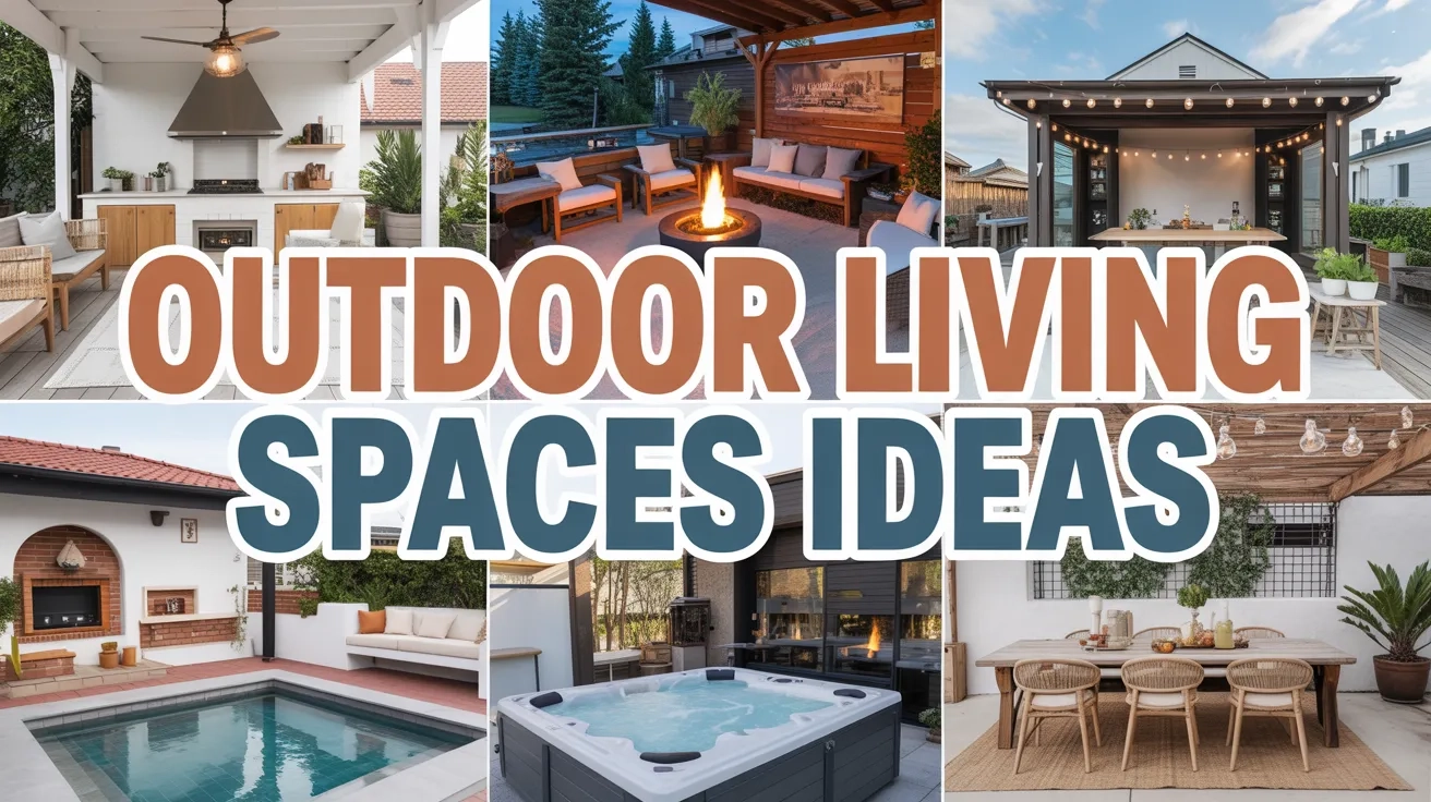 16 Outdoor Living Spaces Ideas To Transform Your Backyard Instantly for Affordable Ideas for Building Your Dream Outdoor Living Area This Season