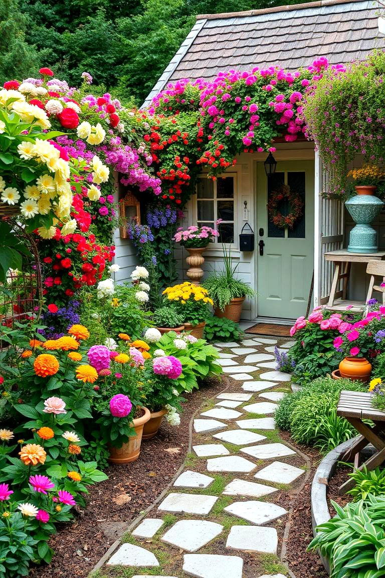 24 Functional Garden Layout Ideas For Optimal Space Use in Cottage Garden Planting Ideas Beginner