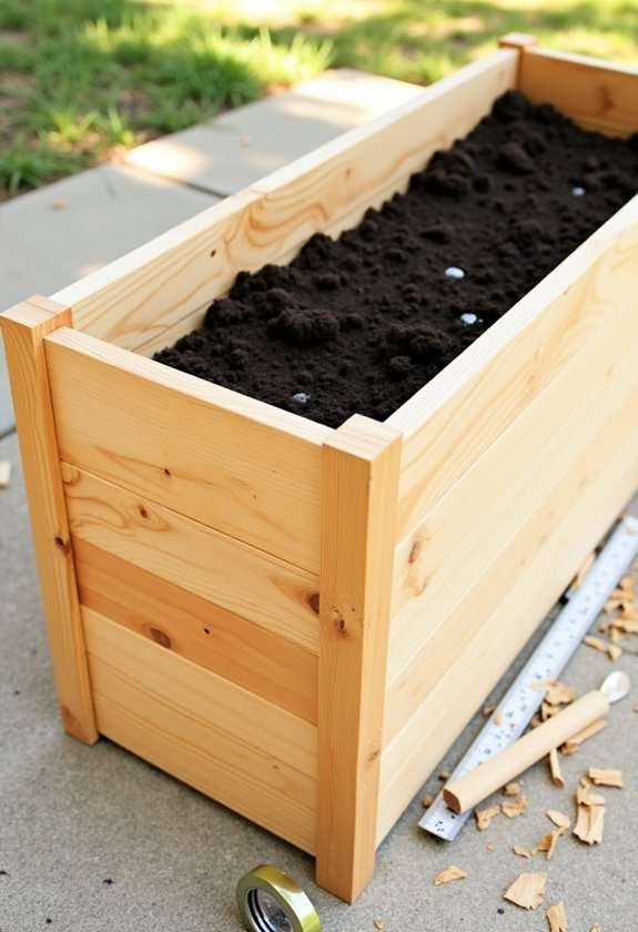 6 Straightforward Diy Planter Ideas For New Gardeners - Urban Garden Tips within How To Build A Raised Planter Box Cheap