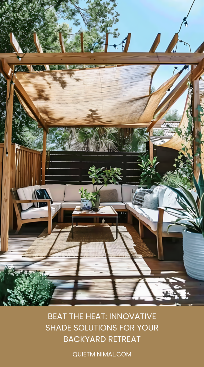 Backyard Shade Ideas: Cool And Comfortable - Quiet Minimal in Backyard Shade Ideas Without Trees