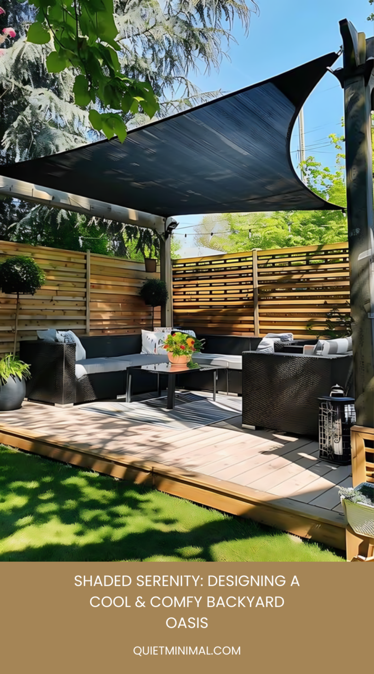 Backyard Shade Ideas: Cool And Comfortable - Quiet Minimal inside Practical Shade Strategies That Make Sunny Backyards Feel Cool and Inviting