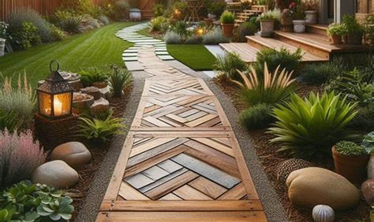 Backyard Walkway Ideas On A Budget with regard to How to Design a Beautiful Backyard Walkway on a Shoestring Budget
