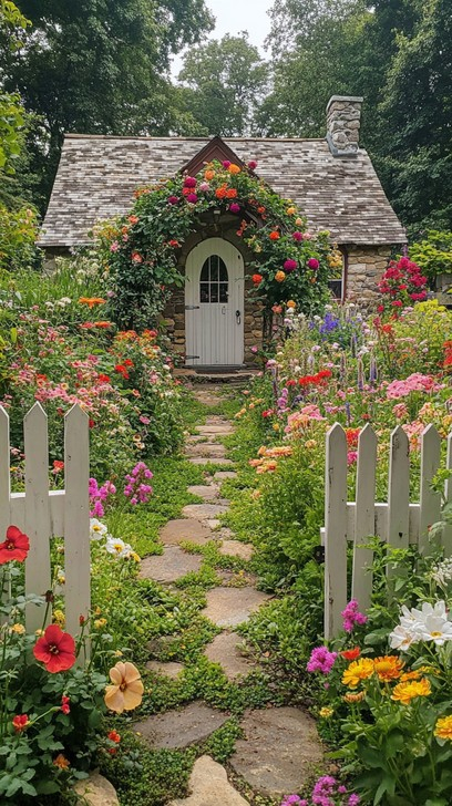 Free Charming Cottage Garden Image - Cottage, Garden, Flowers ... within Transform Any Outdoor Space Into a Charming and Functional Cottage Garden