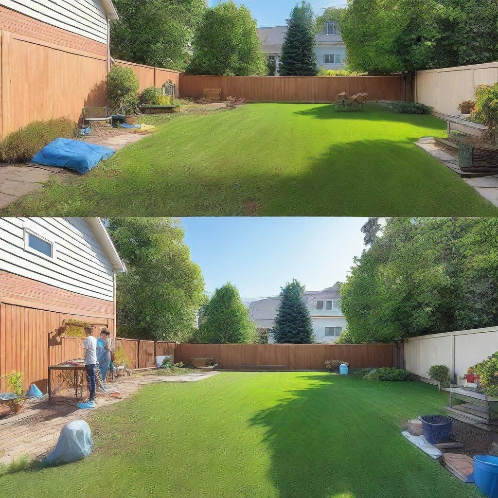 From Messy To Mesmerizing: A Backyard Transformation throughout How to transform your messy backyard in a single afternoon without breaking the bank