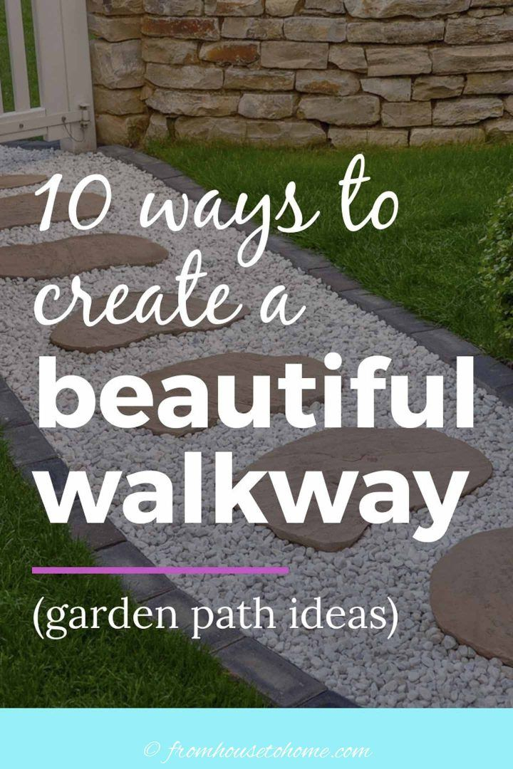 Garden Path Ideas: 10 Ways To Create A Beautiful Walkway | Garden ... with regard to How To Build A Garden Path Cheap