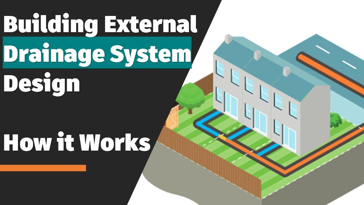 How Building External Drainage System Works || Plumbing Drainage Design ... with How To Build Garden Steps On A Slope