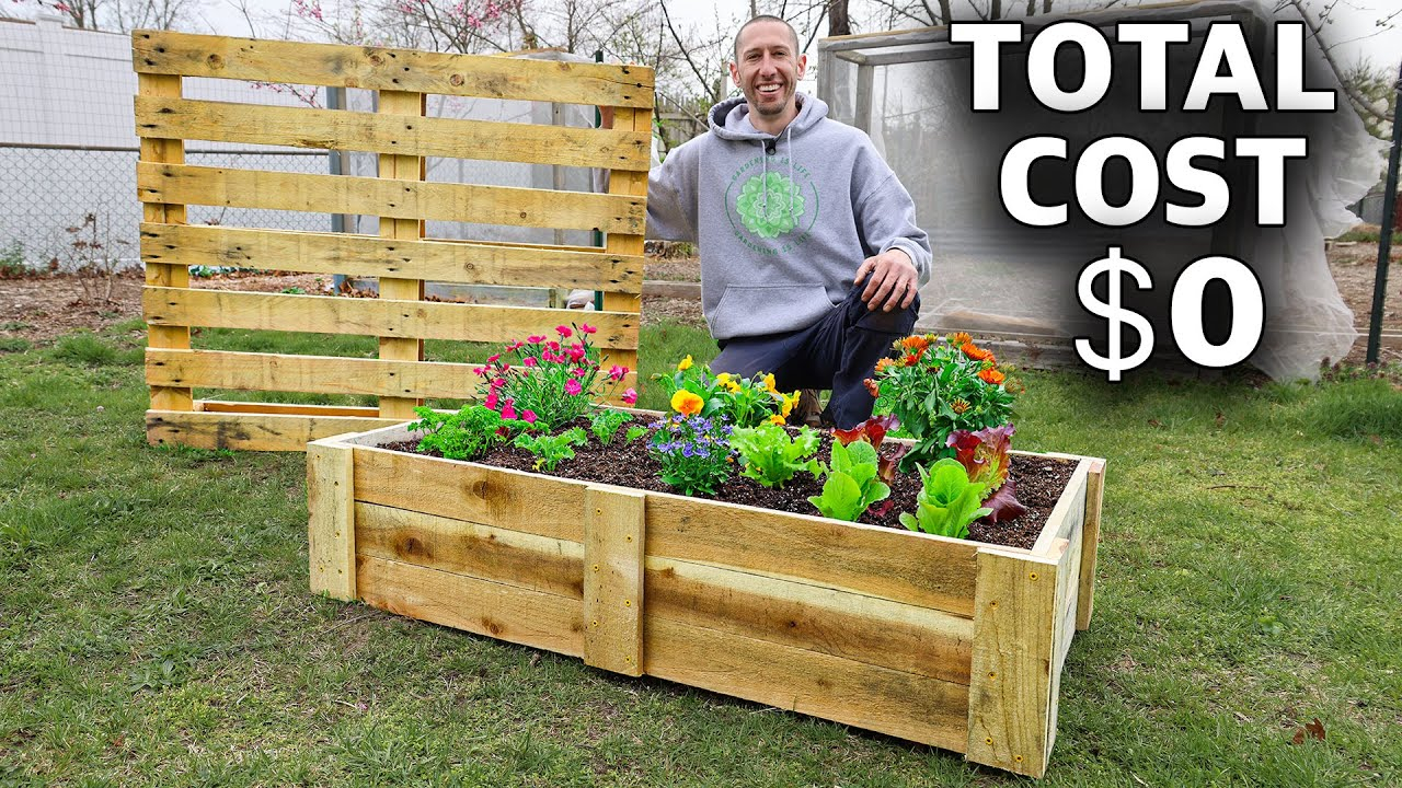 How To Build Pallet Garden Bed | Fasci Garden regarding How Much Does Raised Garden Bed Cost