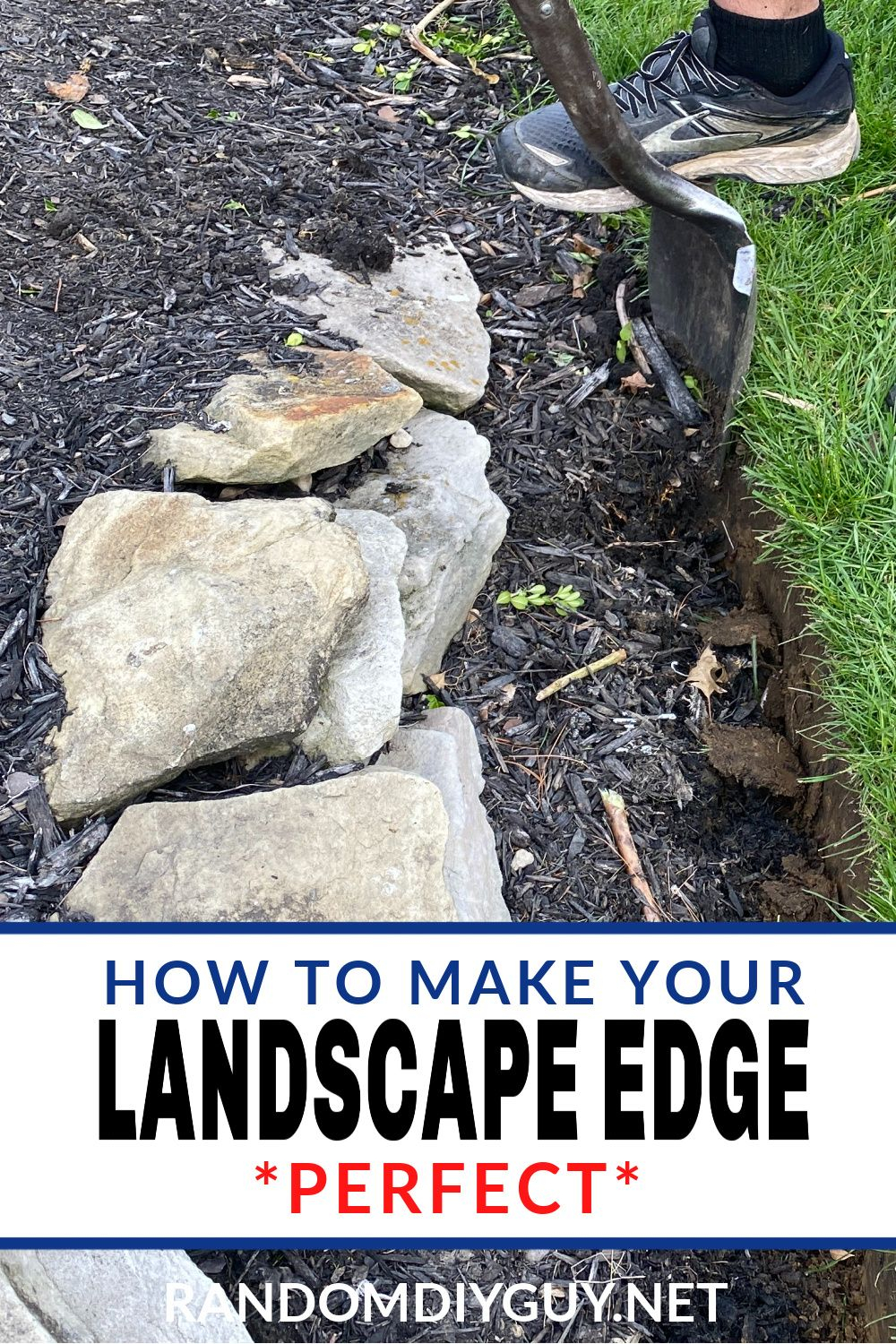 How To Create The Perfect Landscape Edge | Landscape Edging, Mulch ... throughout How To Edge Lawn Like A Professional