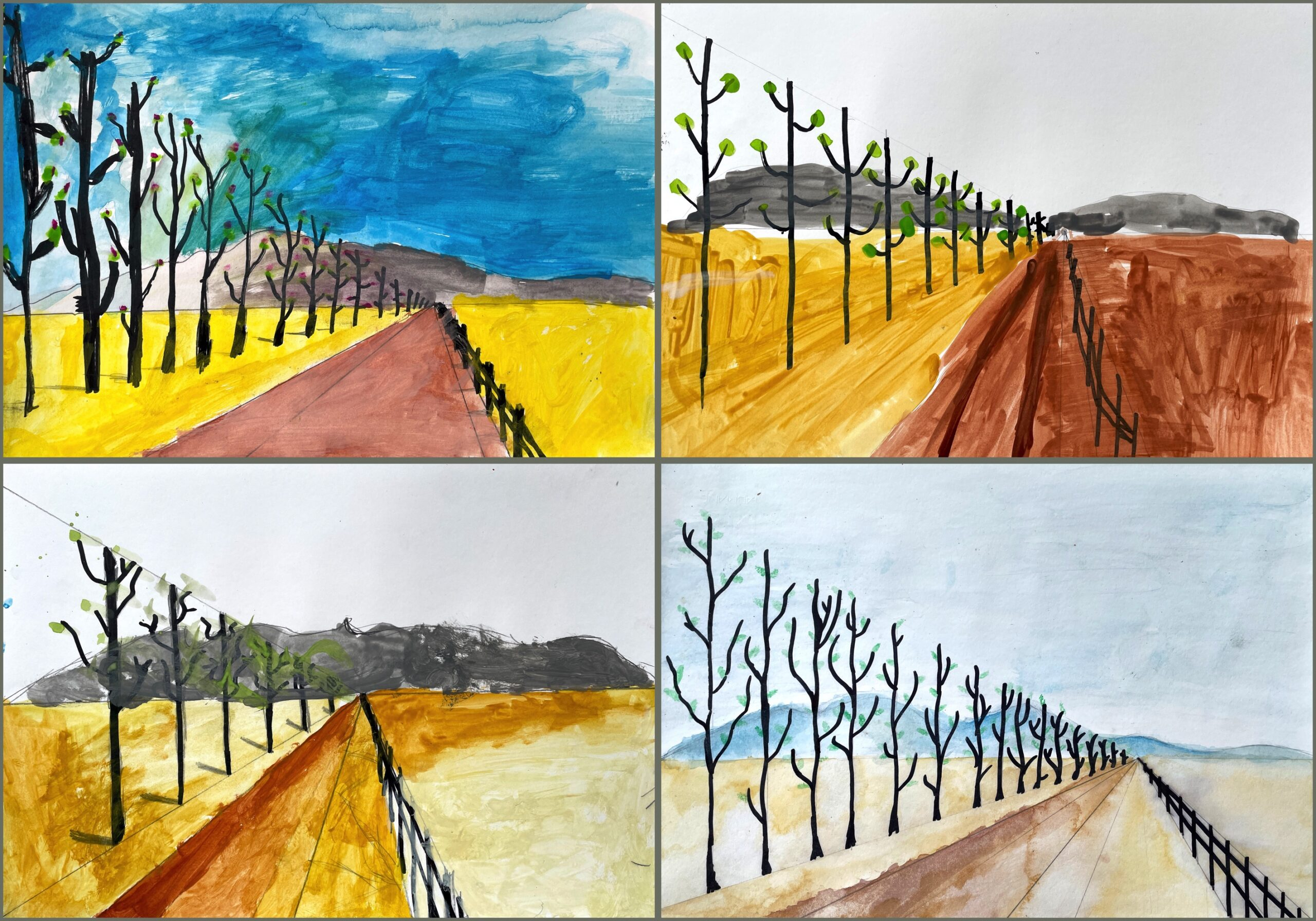 One Point Perspective Landscape Drawing throughout Why Every Beautiful Landscape Needs a Single Visual Anchor Point