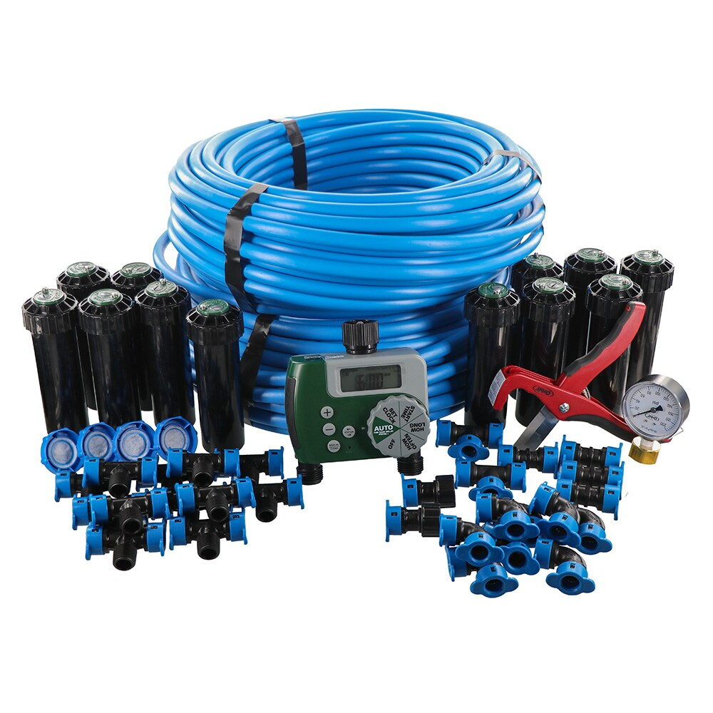 Orbit Automatic Sprinkler System Underground Sprinklers At Lowes.com within Soaker Hose Cost Vs Sprinkler System