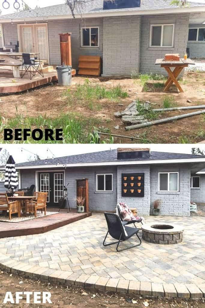 Our Backyard Makeover - Before And After Pictures regarding Landscaping Before And After Budget Makeover