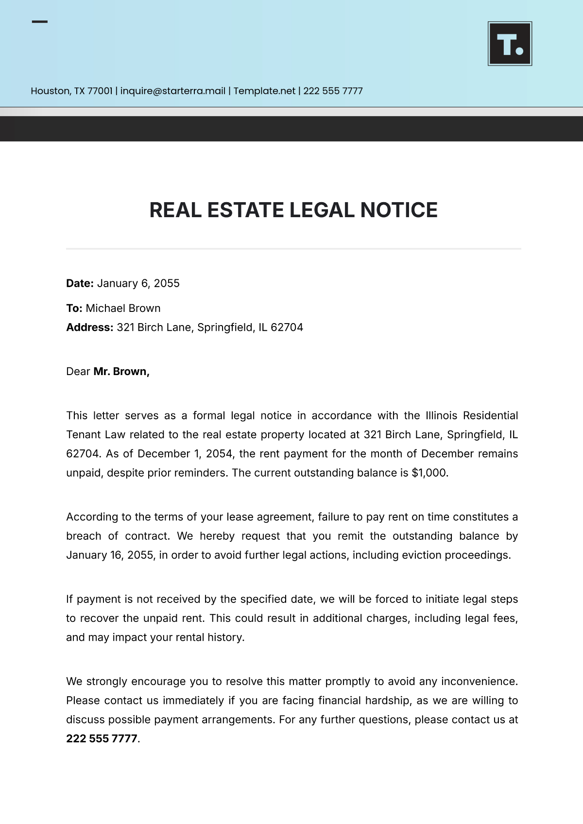 Page 2 | Free Notice Templates, Editable And Printable pertaining to What real estate agents notice first about a front lawn