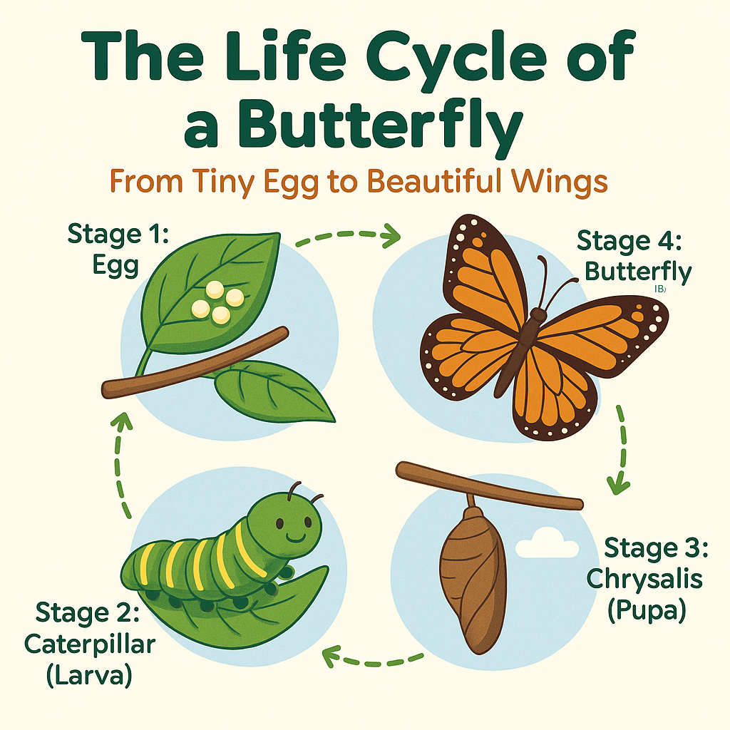 Simple Explanation Of Life Cycle Of A Butterfly regarding Butterfly Garden Plants For Beginners