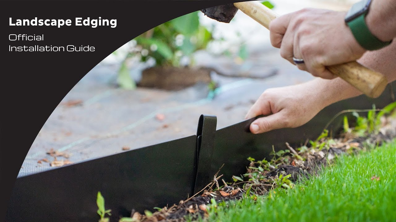 Step-By-Step Guide: Installing Tie Down&amp;#039;s Landscape Edging For A ... intended for Step by Step Guide to Installing Sturdy Timber Edging in Your Yard