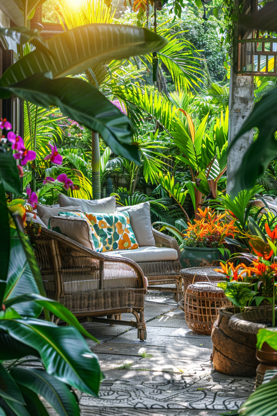 Tropical Plants For Tiny Yards | Small Tropical Patio, Tropical Plants ... for Why these resilient tropical plants thrive in small suburban yards