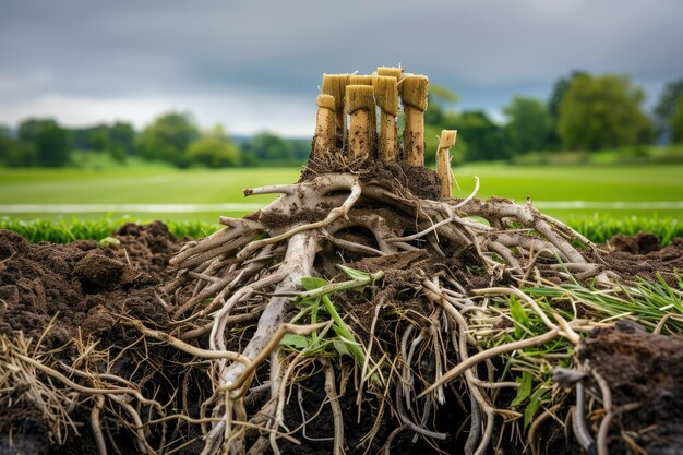 Waste From Core Aeration On Sports Field Turf | Premium Ai-Generated Image with Lawn Aeration When And How To Do It