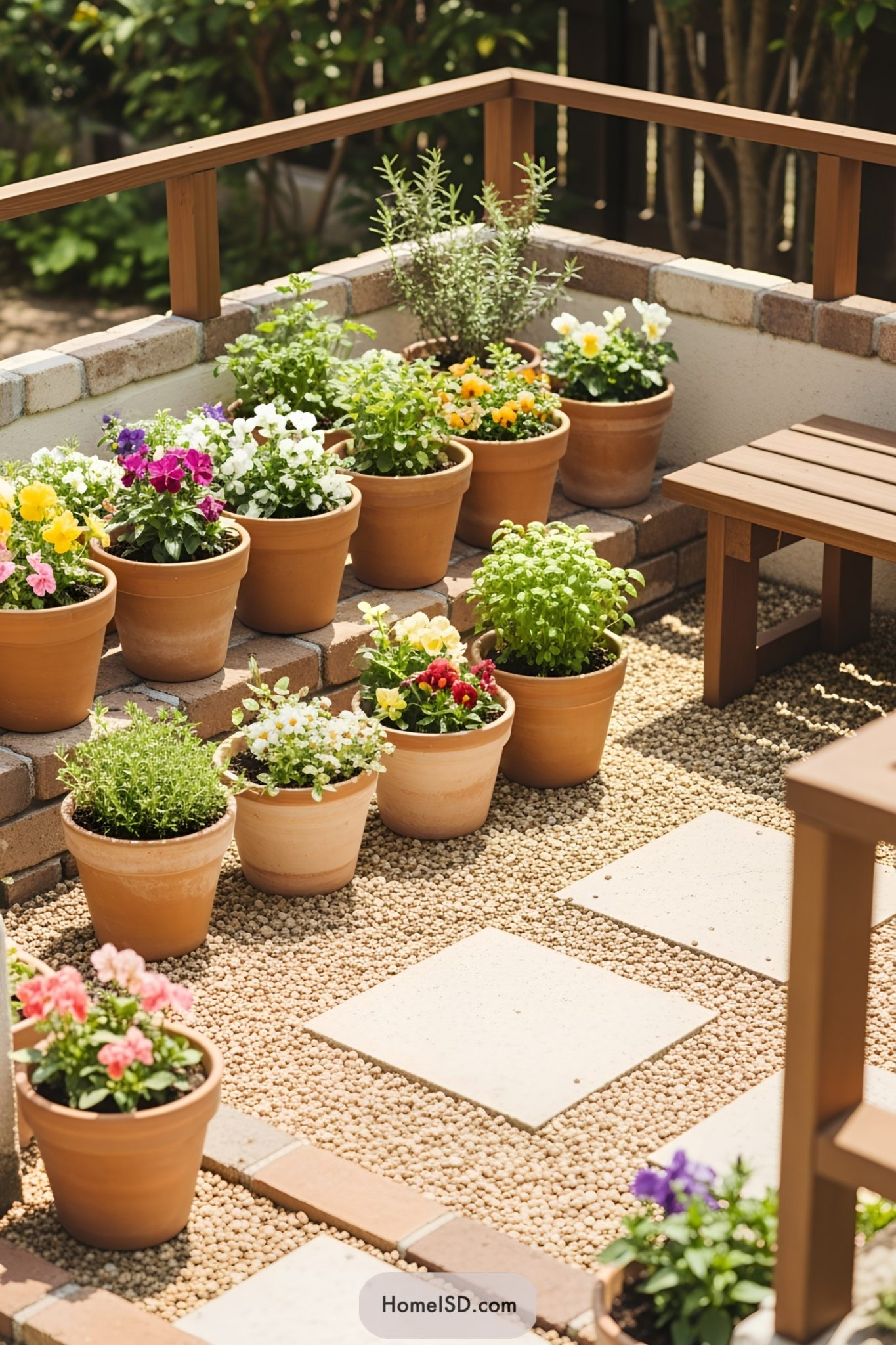 22 Small Flower Pots That Pack A Big Punch with regard to The secret to mixing foliage textures and vibrant blooms in your patio pots