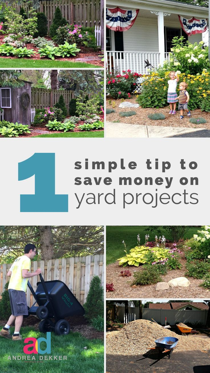 A Simple Way To Save On Yard Projects | Yard Project, Diy Garden ... within Saving Money on Your Yard Projects by Knowing When to DIY