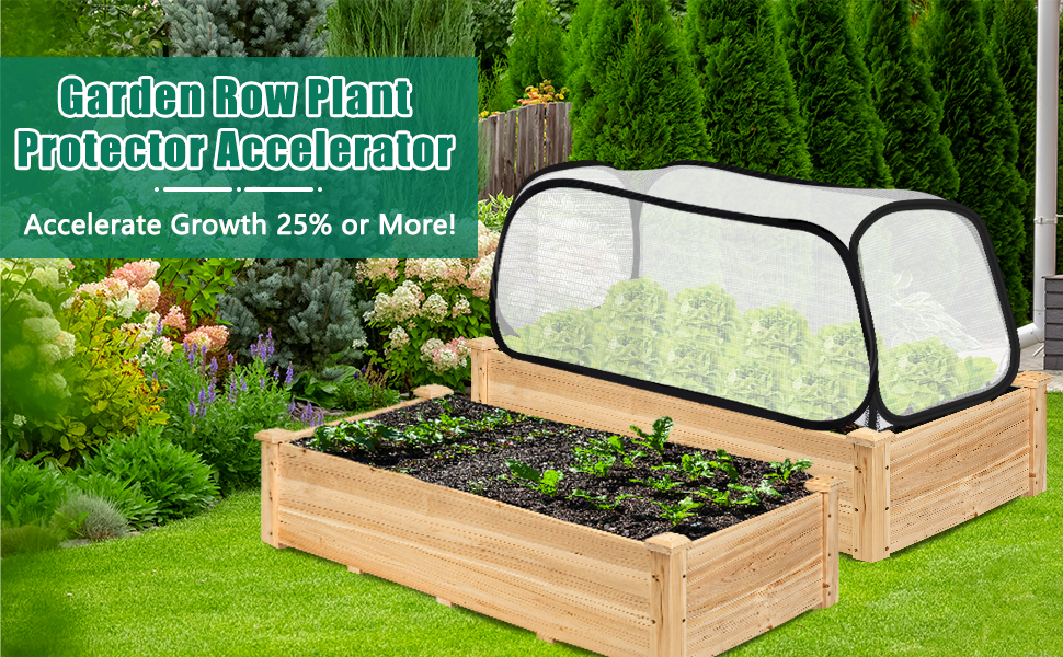 Amazon.com : Angar Garden Covers For Raised Beds, Garden Row Plants ... for To Cover or Not to Cover Making Sense of Winter Protection for Your Garden Beds
