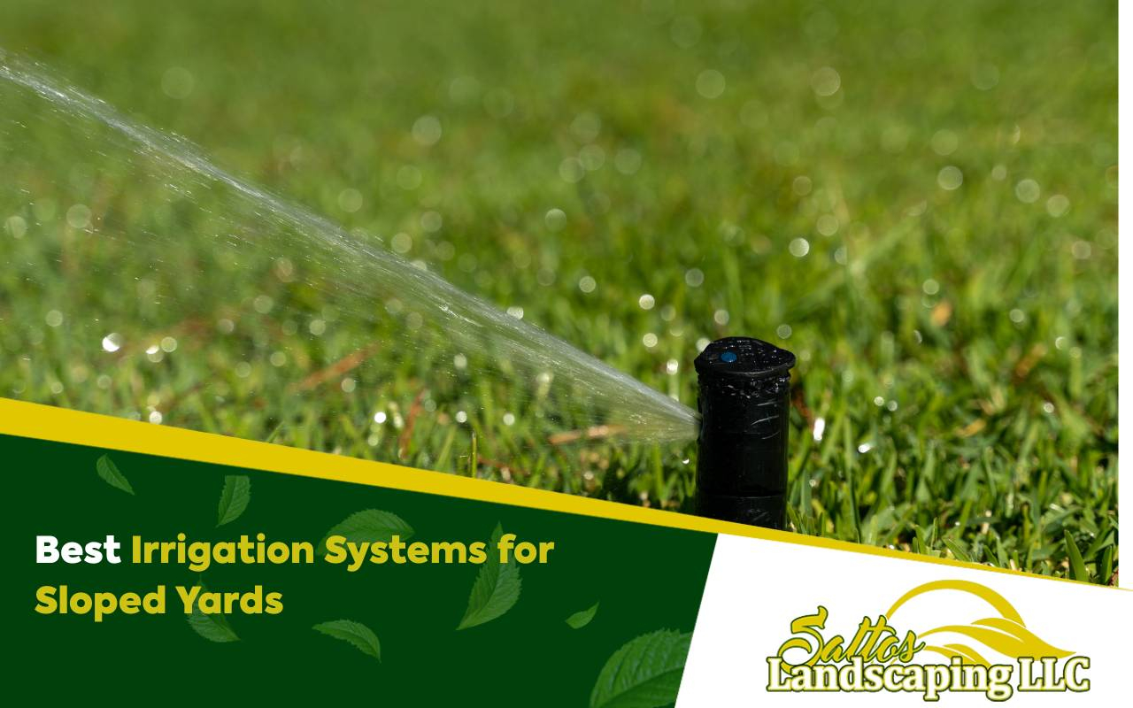 Best Irrigation Systems For Sloped Yards | Saltos Landscaping intended for Tired Of Overwatering The Sidewalk Here Are The Best Sprinkler Systems Tested For Small Yards