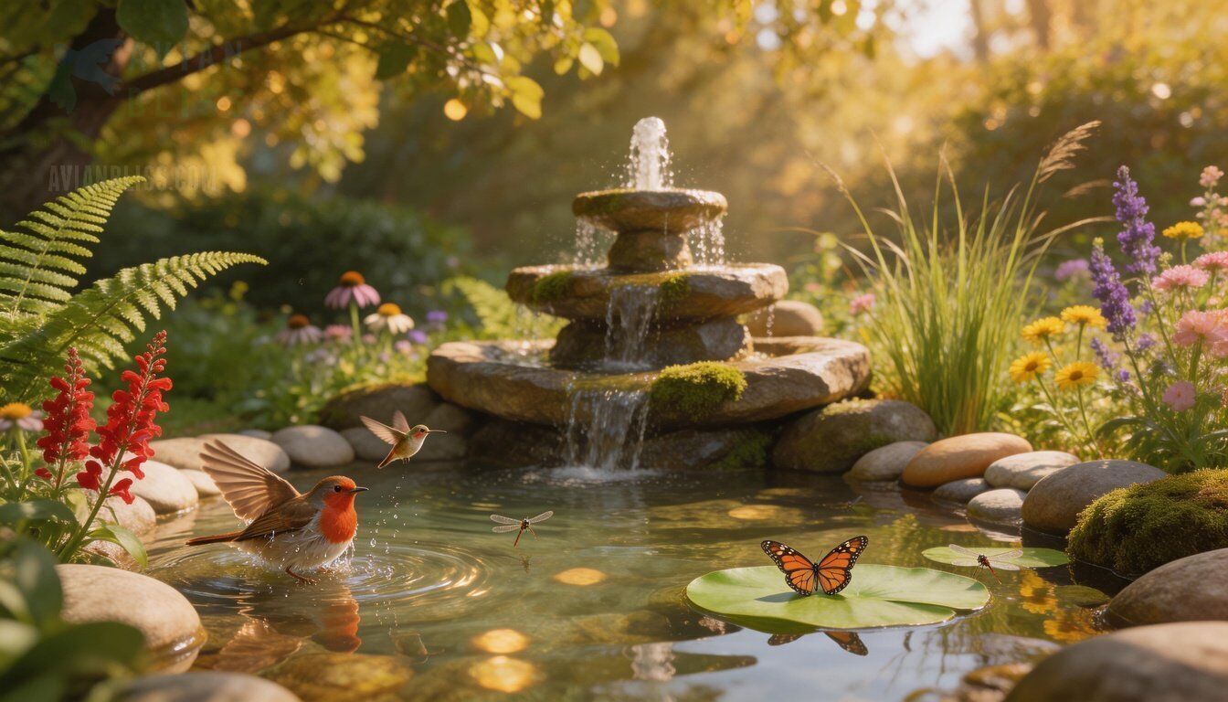 Bird Friendly Water Gardens: Tips To Attract Wildlife with Small Water Feature Garden Ideas
