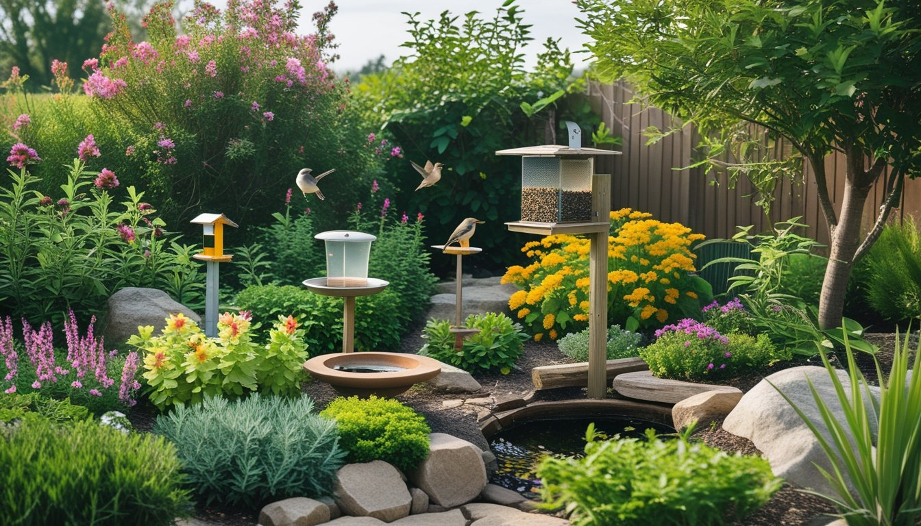Budget Tips Craft A Bird-Friendly Garden At Home intended for Small Water Feature Garden Ideas