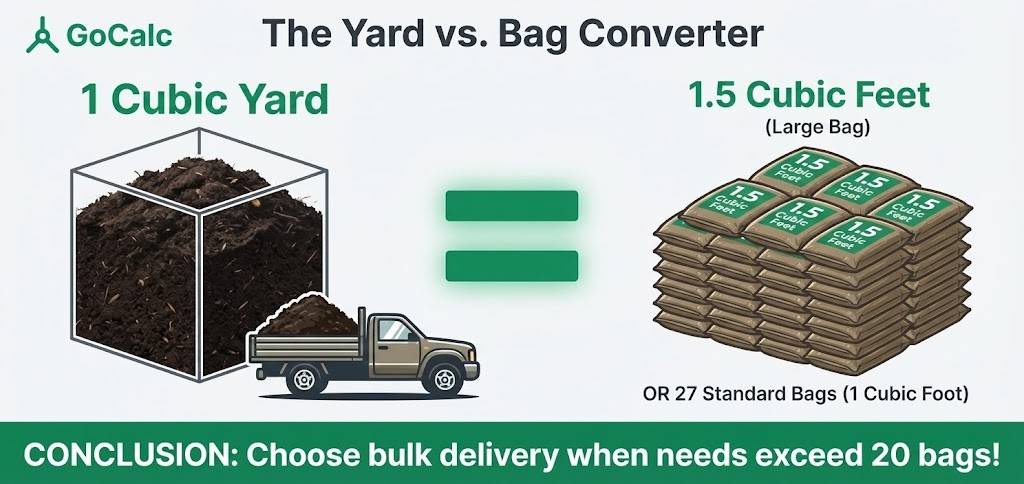 Compost Calculator: Cubic Yards, Bags &amp;amp; Cost Estimator throughout Calculating how many cubic yards of compost you need and total expenses