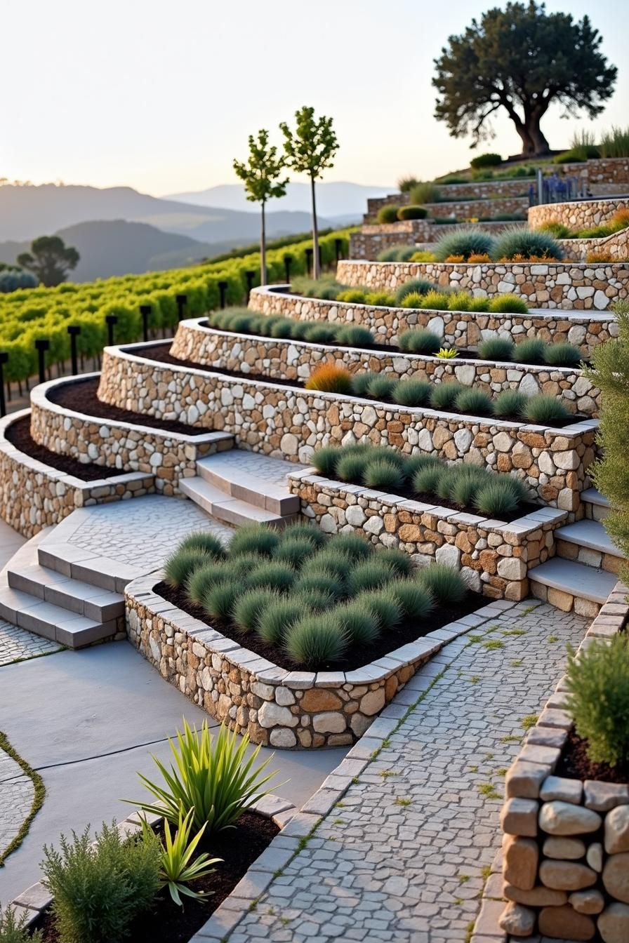 Creative Landscaping Ideas For Steep Sloped Backyard Design throughout Turn That Difficult Sloped Hillside Into Usable Garden Space Without Heavy Machinery