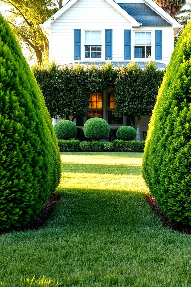 Front Yard Landscaping Ideas Evergreen Shrubs intended for Seven reliable evergreen shrubs that transform empty front yard spaces into polished year round landscapes