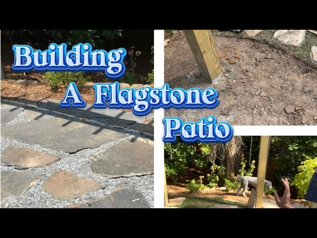 Laying Flagstone Over Dirt with regard to Flagstone Patio Ideas Diy Backyard